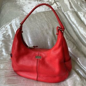 Cole Haan Leather Hobo Shoulder bag - Red
